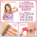 Dpai Friendship Bracelet Making Kit for Girls,DIY Arts and Crafts Toys,Jewelry String Maker Kit,The Best Birthday Gifts Ideas for Girls 6 7 8 9 10 11 12+ Years Old（Pink） - Image 5