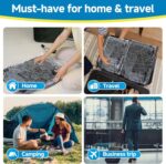 Travel Vacuum Storage Bags 16 Pack with USB Powered Electric Pump, Vacuum Seal Bags for Clothing Travel, Space Saver Bags for Luggage, Suitcase & Home Organization - Image 7