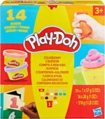 Play-Doh Advent Calendar for Kids, 14 Days to Birthday, Vacation, Party, Back to School, More, Surprise Arts & Crafts Activities, 26 Accessories & 17 Colors, 3+ (Amazon Exclusive) - Image 3