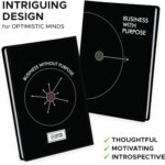 MOMENTUM PLANNER - Daily, Weekly, Monthly Business Productivity Planner Kit, Black Undated A5 size Planner - 192 Pages Journal Motivational stickers & Post cards - for Office, Students 2025 - Image 4