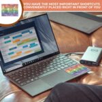 Synerlogic Word/Excel Windows Shortcut Sticker | Reference Guide Keyboard Shortcuts | Work from Home Essentials | Excel Shortcuts Cheat Sheet Laminated Vinyl (Rainbow/Small) - Image 4