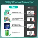 140dB Personal Safety Alarm for Women, 6 Pack Safe Alarm Protection Keychain with Strobe Light & Low Battery Notice, Security Siren Self Defense for Kids Seniors College Girls, Multicolor - Image 5