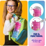 Dan&Darci Decorate Your Own Glow-in-The-Dark Water Bottle Kit for Girls - Christmas Gifts for Girl Ages 4-6 5-7 6-8 - 4 5 6 7 8 Year Old Birthday Gift Ideas - Arts and Crafts for Kids Age 6-8 - Image 6