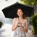 Mini Umbrella for Travel - Waterproof Portable Folding Umbrella Flat Compact Lightweight Small Umbrellas for Pocket Purse - Image 3