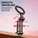 Universal 360° Magnetic Airplane Phone Holder Mount – Strong Clamp, Compatible with iPhone & All Smartphones, Hands-Free Viewing for Travel & Home Use - Image 3