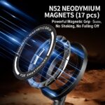 Universal 360° Magnetic Airplane Phone Holder Mount – Strong Clamp, Compatible with iPhone & All Smartphones, Hands-Free Viewing for Travel & Home Use - Image 4