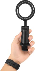 Universal 360° Magnetic Airplane Phone Holder Mount – Strong Clamp, Compatible with iPhone & All Smartphones, Hands-Free Viewing for Travel & Home Use - Image 8