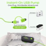 Vacuum Bags for Travel with USB Pump, 12 Pack Carry-on Size Compression Packing for Luggage and Suitcase, Space Saver Bags for Clothes and Clothing Travel - Image 3