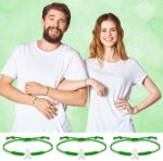 Sasylvia Mental Health Awareness Month Bracelets Gifts Adjustable Green Ribbon Bracelets for Men Women - Image 6