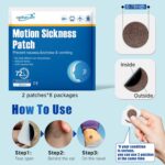 16ct Motion Sickness Patches – Sea Sickness Patches for Cruise, Car, Airplane, and Other Travel – Non-Drowsy, Effective, Lasts 72 Hours - Image 4