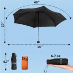 GAOYAING Compact Travel Umbrella with Case Sun&Rain Lightweight Small and Compact Suit for Pocket - Image 4