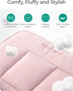 BAGSMART Electronics Organizer Travel Case, Cord Storage for Chargers Cables Phones, Compact Tech Accessories Pouch, Pink - Image 5