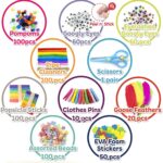 Olly Kids Arts and Crafts Supplies Set- 1000+ Pieces Giftable Craft Box for Kids: DIY Craft Supplies for Toddlers, School Project, and Homeschool - Image 3