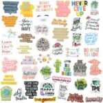 Quote Stickers, Positive Stickers 200Pcs Motivational Waterproof Vinyl Stickers for Water Bottle Hydroflasks Laptops Computers Vision Board for Women Adults Students Teachers Teens - Image 5