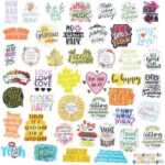Quote Stickers, Positive Stickers 200Pcs Motivational Waterproof Vinyl Stickers for Water Bottle Hydroflasks Laptops Computers Vision Board for Women Adults Students Teachers Teens - Image 6