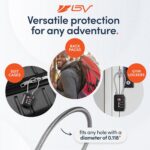 TSA Accepted Luggage Travel Lock, Set-Your-Own Combination Lock for School Gym Locker, Luggage Suitcase Baggage Locks, Filing Cabinets, Toolbox, Case (Black, 2 Pack) - Image 7