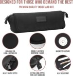 BAREFOOT CARIBOU Hair Tools Travel Bag and Heat Resistant Mat for Flat Irons, Straighteners, Curling Iron, and Haircare Accessories, 2-in-1 design, with Interior Pockets, Portable Organizer - Image 9