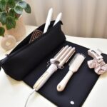 BAREFOOT CARIBOU Hair Tools Travel Bag and Heat Resistant Mat for Flat Irons, Straighteners, Curling Iron, and Haircare Accessories, 2-in-1 design, with Interior Pockets, Portable Organizer - Image 10