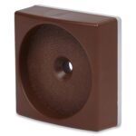 Wall Nanny Mini (4 Pack - Made in USA) Smallest Low-Profile Wall Protector for Baby Gates - Perfect in Doorways - Best Saver Cups Guard Trim & Paint for Child Dog Pet & Safety Pressure Gate (Brown) - Image 7