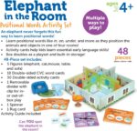Learning Resources Elephant in the Room Positional Word Activity Set - Educational Games for Kids Ages 4+, Speech Therapy Tools - Image 7