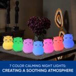 Mindfulness 'Breathing Owl' | 4-7-8 Guided Visual Meditation Breathing Light | 3 in 1 Device with Night Light & Noise Machine for ADHD Anxiety Stress Relief Sleep - Gift for Kids Adult Women Men - Image 6