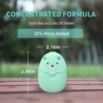 6 Boxes (300 Sheets) Mini Portable Disposable Travel Paper Soap Sheets Foaming Hand Washing Bath Scented hand soap for Indoor, Outdoor, Travel, Camping Hiking - Image 5