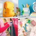 Funtopia Beads for Crafts, Pony Beads Keychain Making Kit, Bead Pets Art Crafts for Kids Beginners, Birthday Party DIY Craft for Girls Boys (1500 Bead, 30 Designs) - Image 6