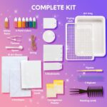 Klever Kits Marbling Paint for Kids, Metallic Gold Water Marble Paint Art, Arts and Crafts for Girls & Boys 6-12 Years Old, Craft Kits, Birthday Gifts Ideas Activities Toys - Image 7