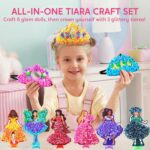 Klever Kits Poke in Fun Art Crafts for Kids Ages 4-8, Princess Dress-up, Art Activities, DIY Craft Kits, Birthday Gifts for Girls Ages 4 5 6 7 8+ by Jova - Image 3