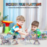 3D Coloring Puzzle Set, Arts and Crafts for Girls and Boys Age 6 7 8 9 10 11 12 Year Old, Fun Educational Painting Crafts Kit with Supplies for Kids, Birthday Toy Gift for Kids - Image 7