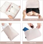 BAGAIL 6 Set/8 Set/10 Set Packing Cubes Various Sizes Packing Organizer for Travel Accessories Luggage Carry On Suitcase - Image 7