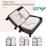 BAGAIL 6 Set/8 Set/10 Set Packing Cubes Various Sizes Packing Organizer for Travel Accessories Luggage Carry On Suitcase - Image 8