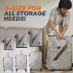 Rechargeable Wireless Pump Travel Storage Bags Set - 20 Pack Portable Space Saver Bags for Travel & Home - Vacuum Compression Packing Seal for Clothes, Blankets, Seasonal Storage - Image 6