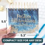 bloom daily planners Undated Perpetual Desk Easel/Inspirational Standing Flip Calendar - Motivational Page a Day - (5.25" x 5.5") - Positive Daily Affirmations - Image 4