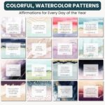 bloom daily planners Undated Perpetual Desk Easel/Inspirational Standing Flip Calendar - Motivational Page a Day - (5.25" x 5.5") - Positive Daily Affirmations - Image 5