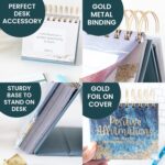 bloom daily planners Undated Perpetual Desk Easel/Inspirational Standing Flip Calendar - Motivational Page a Day - (5.25" x 5.5") - Positive Daily Affirmations - Image 6