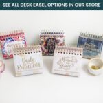 bloom daily planners Undated Perpetual Desk Easel/Inspirational Standing Flip Calendar - Motivational Page a Day - (5.25" x 5.5") - Positive Daily Affirmations - Image 7