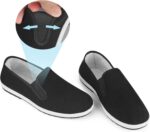 Tai Chi Shoes Fit for Kung Fu and Martial Arts, Light, Soft, and Breathable Suitable for Indoor/Outdoor Activities, Anti-Slip for Car Driving and Fishing, Black - Image 3