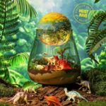 Dinosaur Terrarium Kit for Kids - Dino Kid Crafts with DIY Moon Lamp Kit - Birthday Gift for Boys Ages 4 5 6 7 8-12 Year Old - Arts and Crafts for Boy and Kids - Gifts for Boys - Image 3