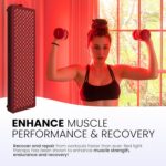 Hooga Red Light Therapyfor Face & Body, 60 LEDs, 660nm Red 850nm Near Infrared with Timer for Pain Relief, Skin Health, Anti-Aging, Sleep, Energy & Recovery, Includes Hanging Kit & Handle - HG300 - Image 7