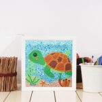 CHWGLFGG 6 Pack 5D Diamond Painting Kits for Kids Beginners, Full Drill Cute Animals Diamond Art Kits, DIY Big Gem Art for Children Ages 6-7-8-9-12, Home Wall Decor 6x6 Inch - Image 6