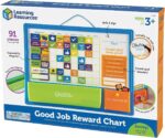 Learning Resources Good Job Reward Chart - 91 Piece Set, Custom Magnetic Chore and Responsibility Chart for Kids, Chore Magnets for Toddlers, Kids Job Chart - Image 3