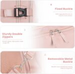 Travel Backpack for Women, Flight Approved Carry On Backpack with USB Charging Hole, Lightweight Travel Bag, Waterproof Causal Bookbag for College, Travel, Work - Image 9