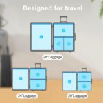 Combo 16 Pack Travel Vacuum Bags with Portable Electric Pump, Space Saver Vacuum Storage Bags for Clothing and Luggage, Travel Essentials - Image 4