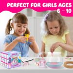 Unicorn Terrarium Crafts Kit for Kids: LED Night Light-Up DIY Toys with Remote – Fun Birthday Gifts for Girls Ages 5 6 7 8 9 10 Years Old – Creative Arts & Crafts Activity Set - Image 4