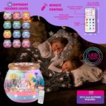 Unicorn Terrarium Crafts Kit for Kids: LED Night Light-Up DIY Toys with Remote – Fun Birthday Gifts for Girls Ages 5 6 7 8 9 10 Years Old – Creative Arts & Crafts Activity Set - Image 5