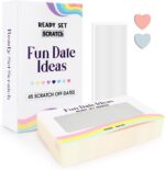 Ready Set Scratch - 50 Scratch Off Date Night Ideas & Game Cards - Extra Scratch Stickers - Heart Scratchers - Gift Box - Romantic & Playful - Couples Girlfriend Boyfriend Newlywed Married Anniversary - Image 8