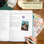 Clever Fox Bucket List Journal Large – Inspirational Book for Memories & Adventures – Motivational Bucket List Notebook for Couples, A4 (Turquoise) - Image 7