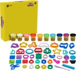 Play-Doh Holiday Set of Tools, 43 Accessories & 10 Modeling Compound Colors, Christmas Stocking Stuffer Gifts & Party Favors, Kids Arts & Crafts, Preschool Toys, Ages 3+ (Amazon Exclusive) - Image 3