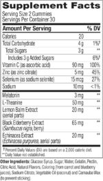 OLLY Immunity Sleep Gummy, Immune and Sleep Support, 3mg Melatonin, Echinacea, Zinc, Vitamin C, Chewable Supplement, Berry - 60 Count - Image 8